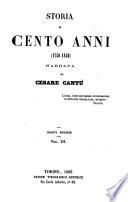 Storia di cento anni (1750-1850)