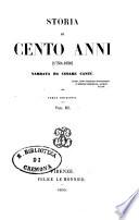 Storia di cento anni (1750-1850)