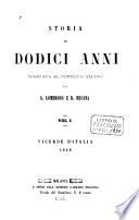 Storia di dodici anni narrata al popolo italiano