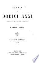Storia di dodici anni narrata al popolo italiano