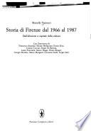 Storia di Firenze dal 1966 al 1987