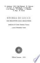 Storia di Lecce: Dai Bizantini agli Aragonesi