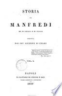 Storia di Manfredi re di Sicilia e di Puglia scritta \da] Giuseppe di Cesare