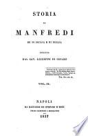 Storia di Manfredi re di Sicilia e di Puglia scritta \da] Giuseppe di Cesare