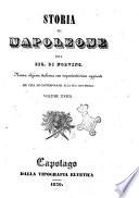 Storia di Napoleone volume unico del Sig. di Norvins