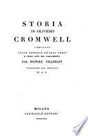 Storia di Oliviero Cromwell compilata sulle memorie de'suoi tempi e sugli atti del parlamento