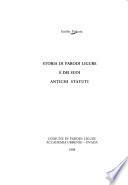 Storia di Parodi Ligure e dei suoi antichi statuti