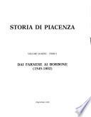 Storia di Piacenza: t. 1-2. Dai Farnese ai Borbone (1545-1802)