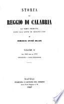 Storia di Reggio di Calabria da'tempi primitivi sino all'anno di Cristo 1797