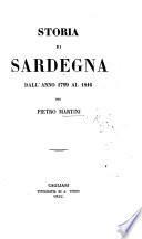 Storia di Sardegna dall'anno 1799 al 1816