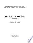 Storia di Thiene: La preistoria, l'età romana, il Medioevo, l'età moderna