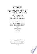 Storia di Venezia: Il rinascimento politica e cultura