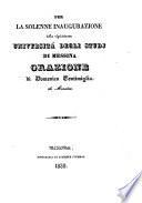 Storia documentata dell'antica Universita degli studj di Messina