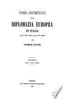 Storia documentata della diplomazia europea in Italia dall'anno 1814 all'anno 1861