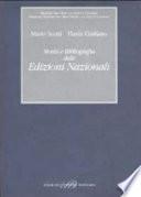 Storia e bibliografia delle edizioni nazionali