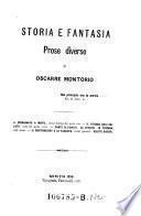 Storia e Fantasia. Prose diverse