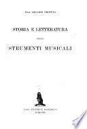 Storia e letteratura degli strumenti musicali