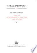 Storia e letteratura