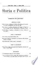Storia e Politica