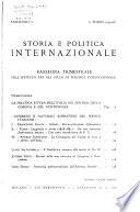 Storia e politica internazionale