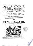 *Storia e ragione d'ogni poesia