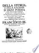 *Storia e ragione d'ogni poesia