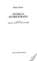 Storia e storiografia