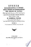 Storia ecclesiastica e civile della regione piu settentrionale del regno di Napoli