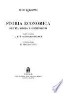 Storia economica dell'età moderna e contemporanea ...: L'età contemporanea