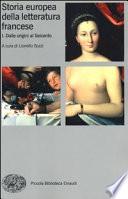 Storia europea della letteratura francese: Dal Settecento all'età contemporanea
