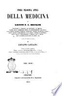 Storia filosofica antica della medicina di Giusto F. C. Hecker