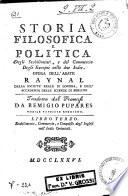 *Storia filosofica e politica degli europei nelle due Indie