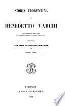 Storia fiorentina di Benedetto Varchi