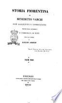 Storia fiorentina di Benedetto Varchi
