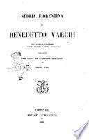 Storia fiorentina di Benedetto Varchi