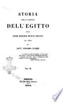 Storia fisica e politica dell'Egitto dalle prime memorie de' suoi abitanti al 1842 del dott. Odoardo Cusieri