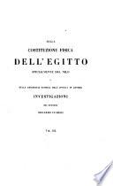 Storia fisica e politica dell'Egitto dalle prime memorie de' suoi abitanti al 1842