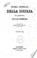 Storia generale della Sicilia del professore cav. a. F. Ferrara