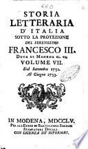 Storia letteraria d'Italia
