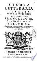 Storia letteraria d'Italia
