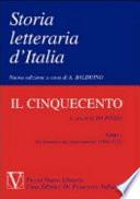 Storia letteraria d'Italia - Il Cinquecento