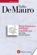 Storia linguistica dell'Italia repubblicana