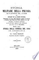 Storia militare della Prussia avanti il 1756 per Edoardo De La Barre Duparcq