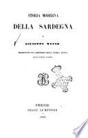 Storia moderna della Sardegna di Giuseppe Manno
