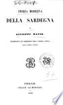 Storia moderna della Sardegna