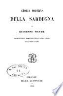 Storia moderna della Sardegna