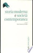 Storia moderna e società contemporanea