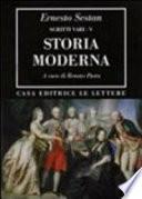Storia moderna