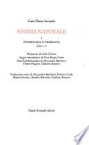 Storia naturale: Cosmologia e geografia (Libri 1-6)
