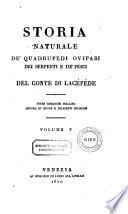 Storia naturale de'quadrupedi ovipari, dei serpenti e de'pesci